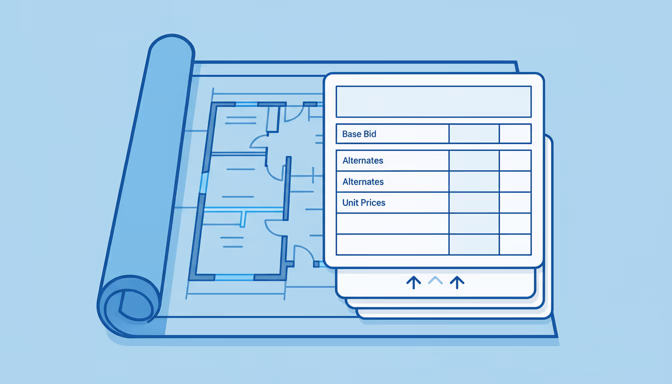 Bid Form definition, Bid Form in construction, what is Bid Form, Bid Form meaning, Bid Form glossary