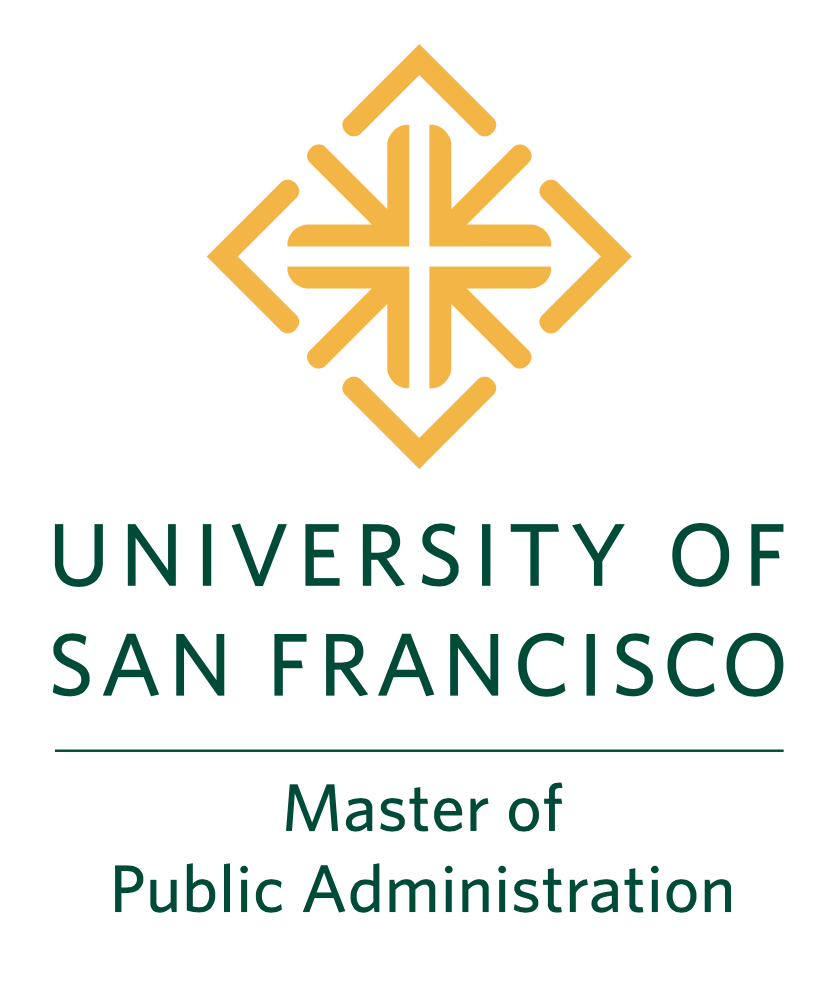 Diamond above University of San Francisco Master of Public Administration