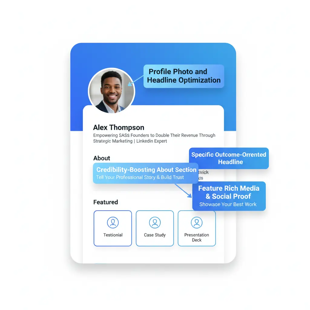 Optimized LinkedIn profile showcasing value and credibility