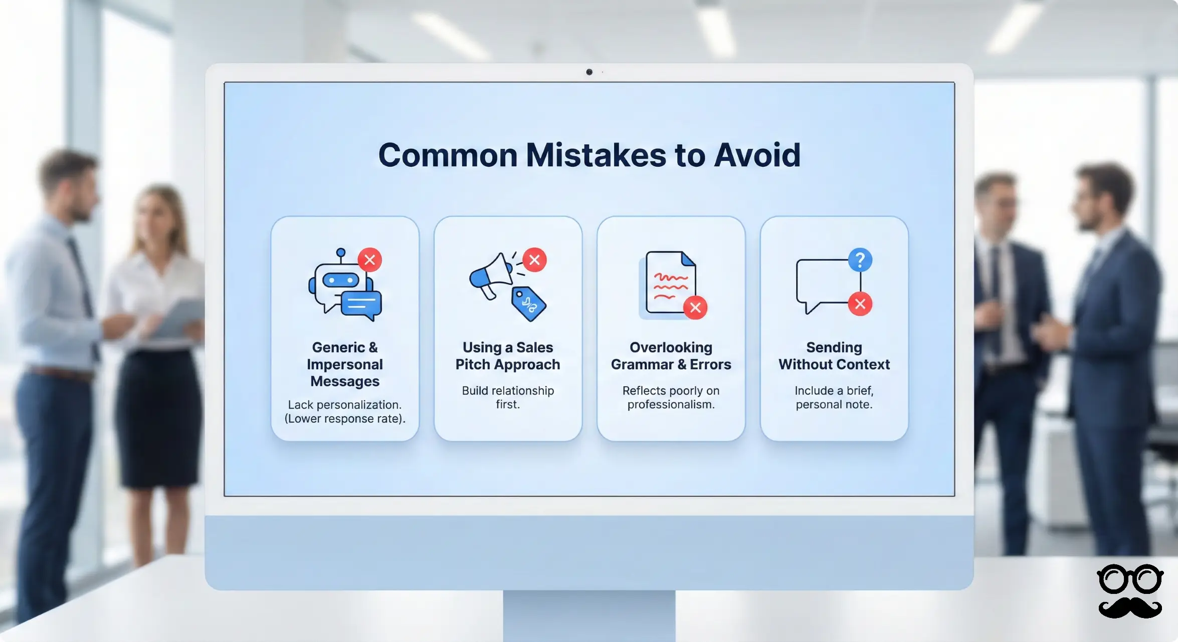 Connection messages common mistakes