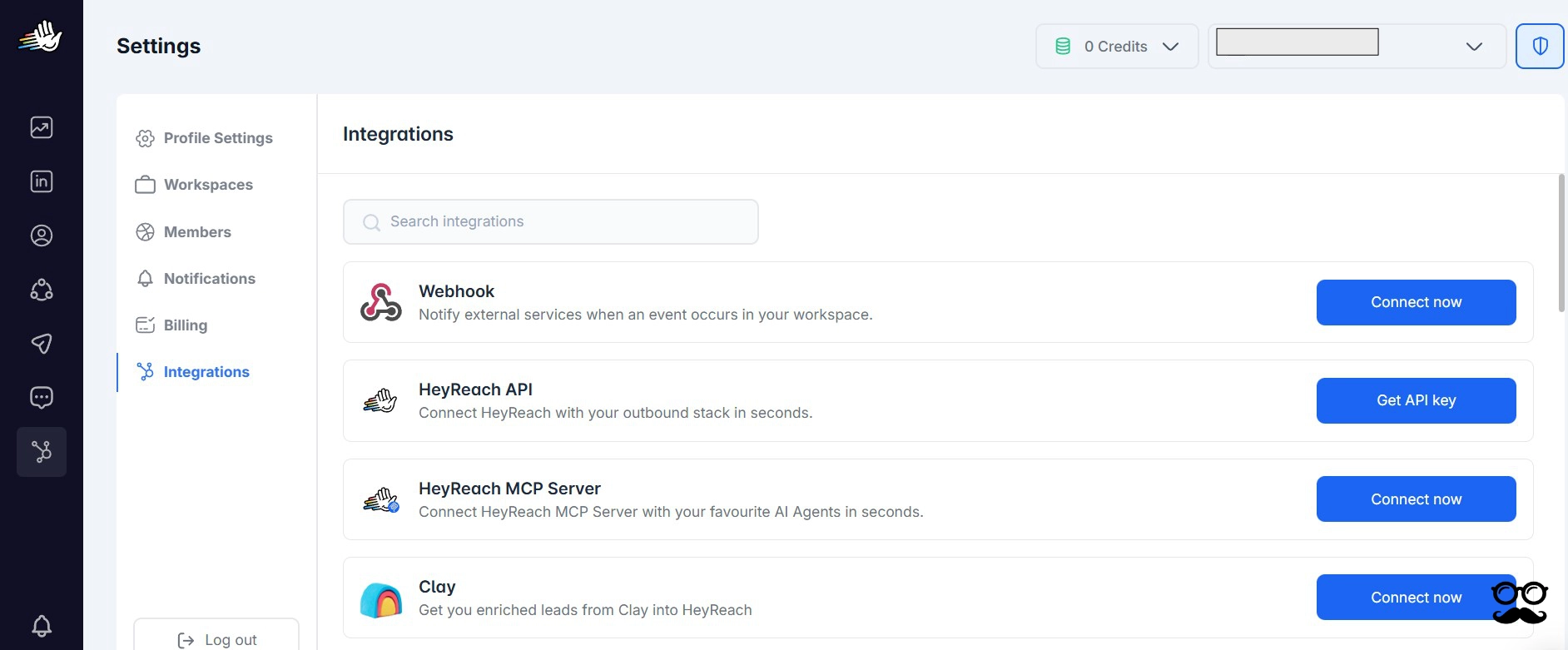 Heyreach Integrations Review by Meet Alfred