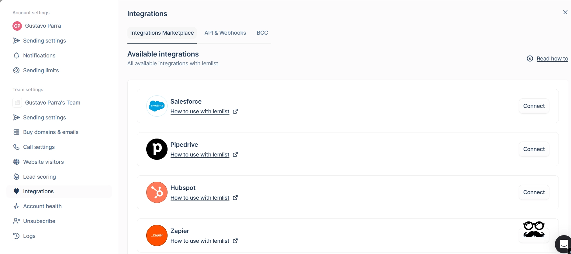 Lemlist Integrations Review by Meet Alfred