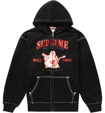 Supreme True Religion Zip Up Hoodie #1