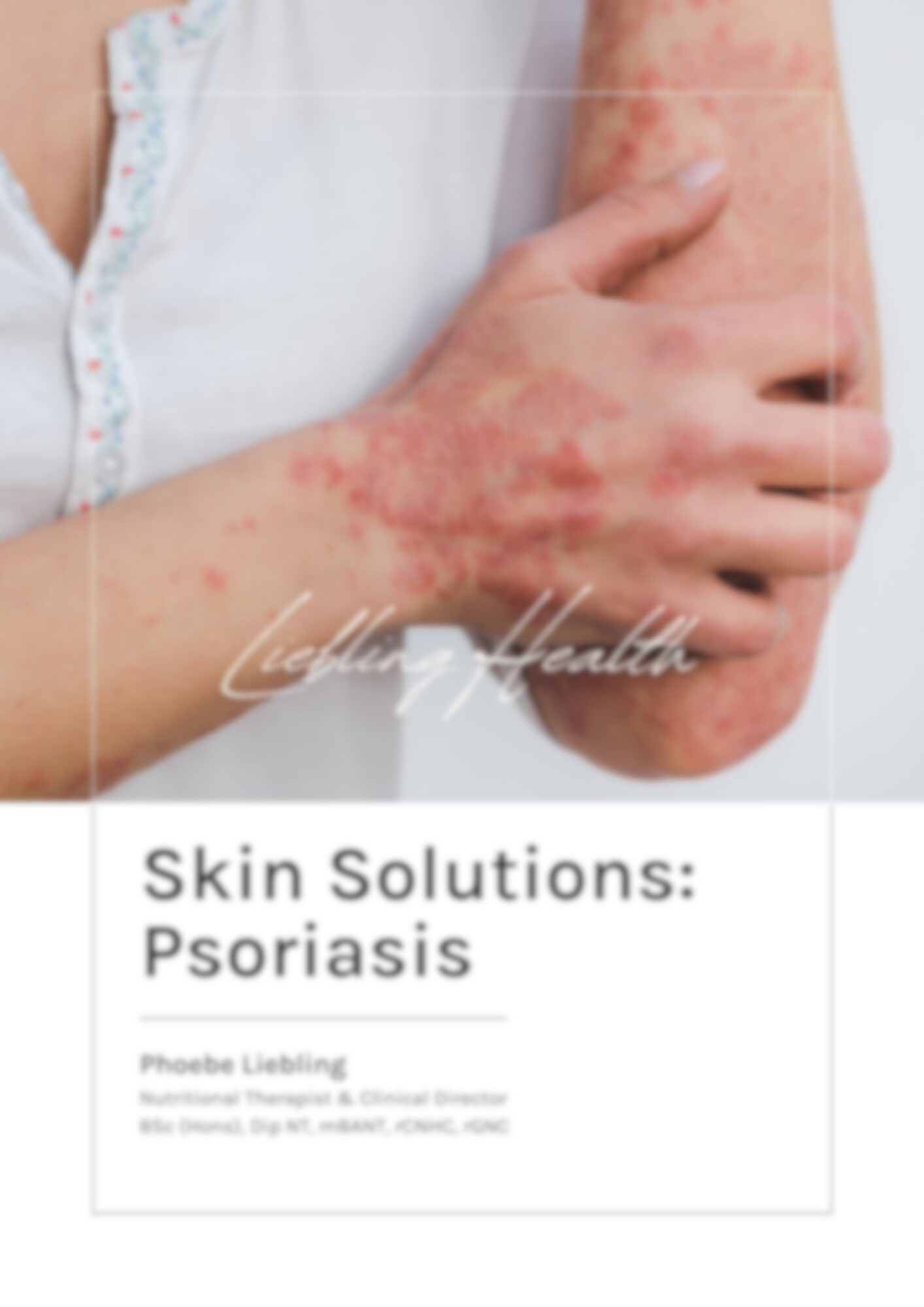 Skin Saviours: Psoriasis