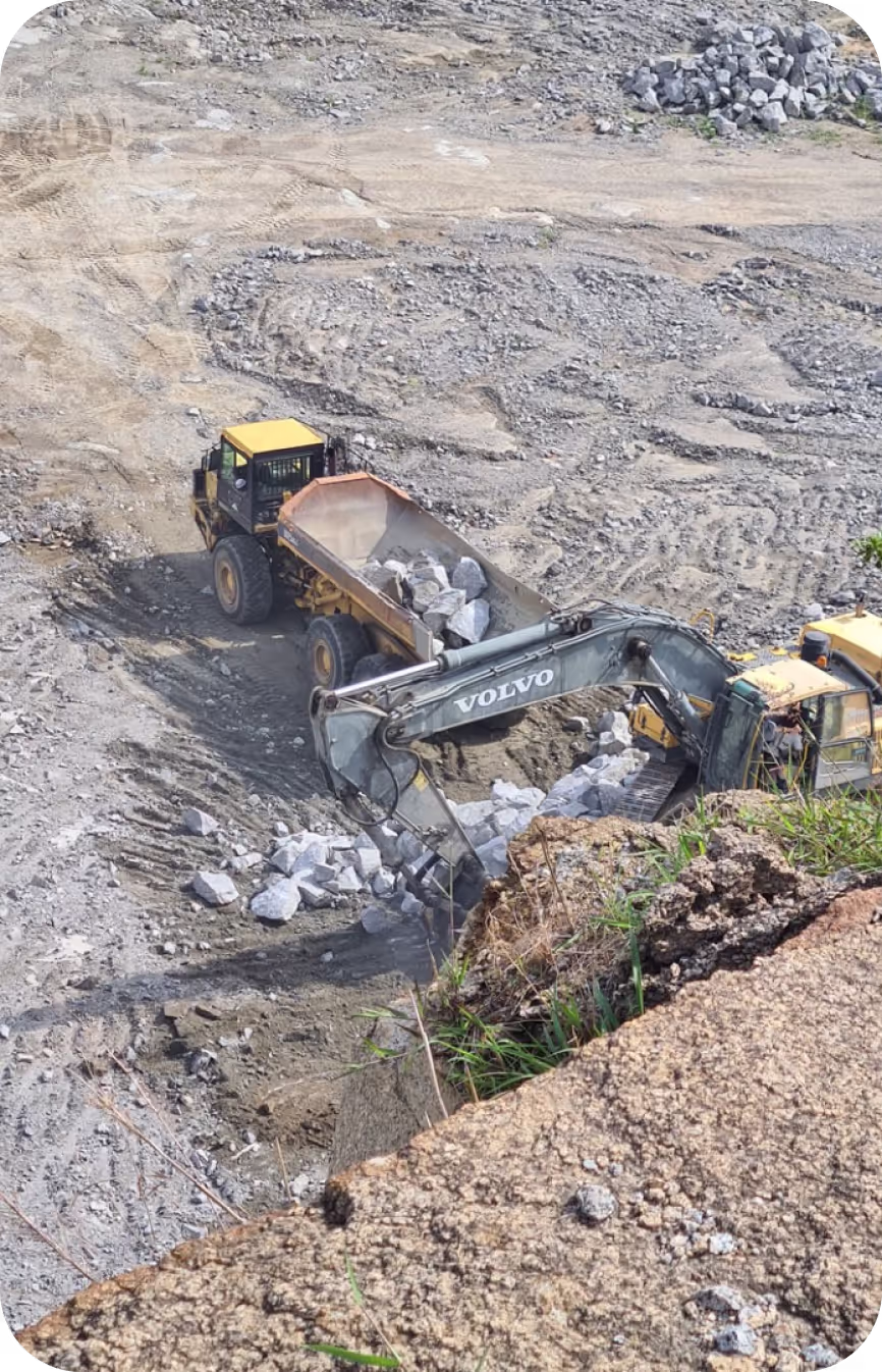 quarry truck