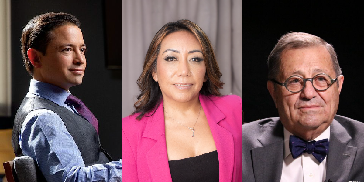 Santiago Sánchez del Corral, Lic. María del Rosario Méndez y Arq. Félix Eugenio Sánchez Aguilar