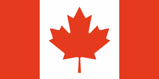 A Canadian flag.