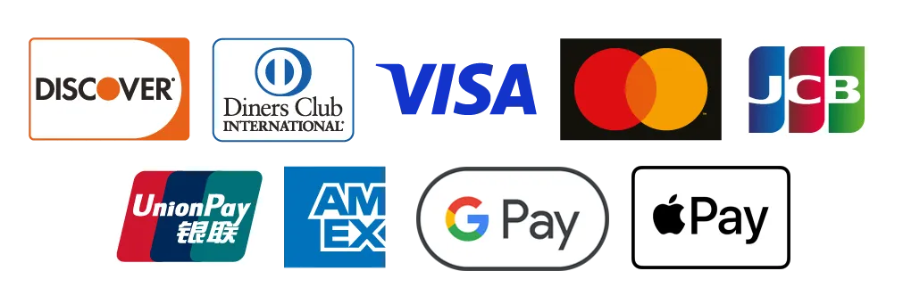 Accepted Payment Methods thru Stripe
