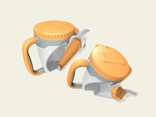 Cross-section renders showing internal mechanisms of RoseCup.