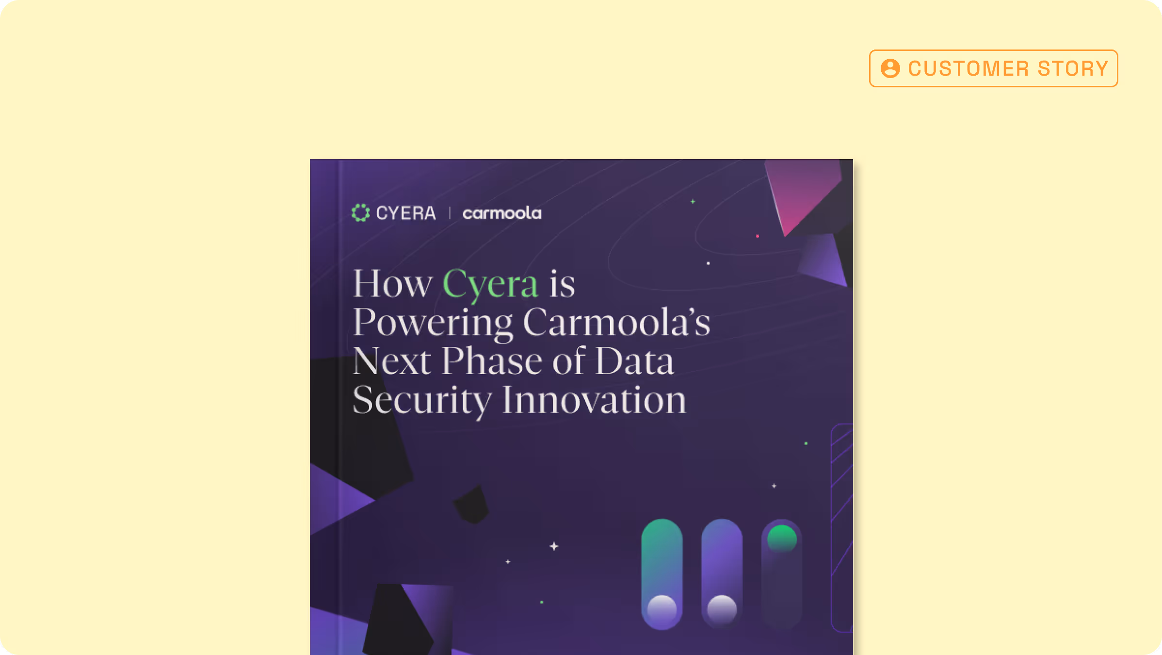 Banner image for Cyera’s Carmoola customer success story.