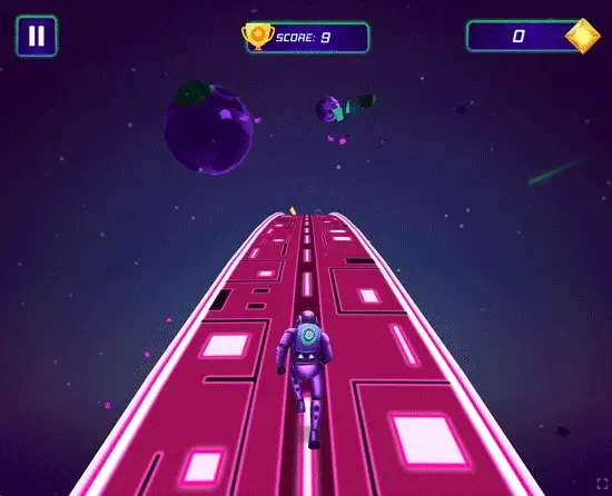 Animated image of an interactive or promotional game element, likely related to a cybersecurity theme.