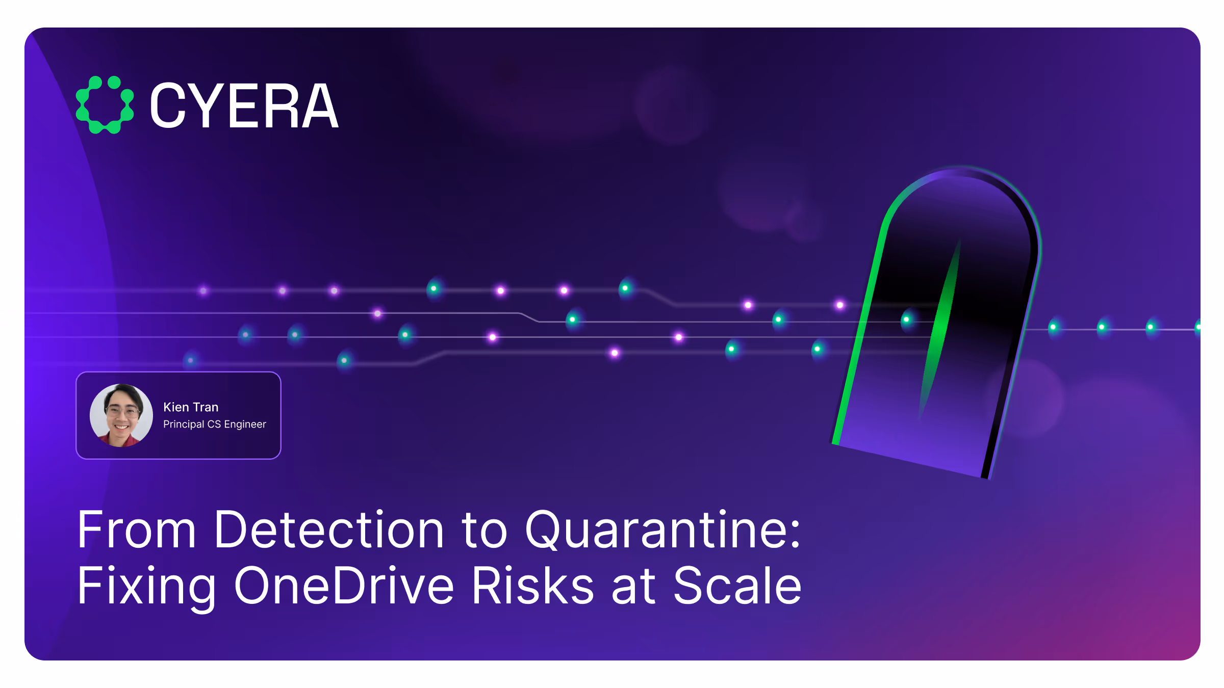 Cover image for Cyera blog on evolving from data threat detection to actionable response