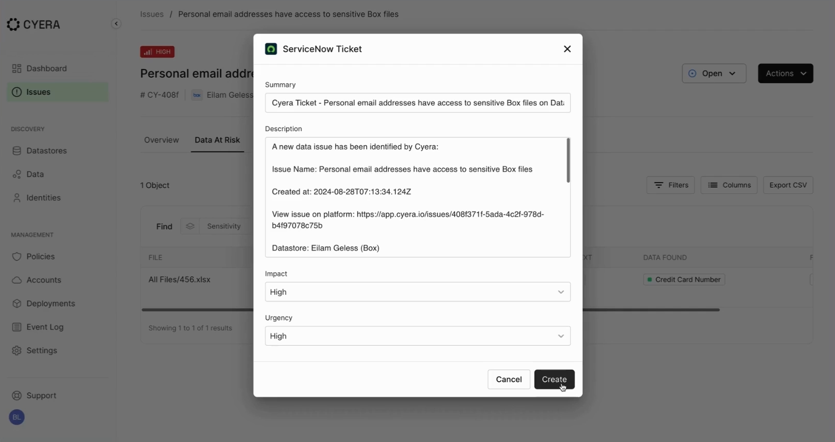 Une approche proactive de la sécurité des données avec Cyera et ServiceNow