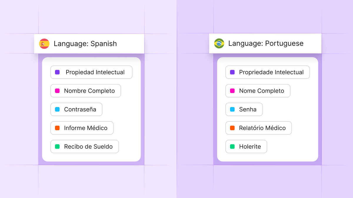 Cyera Portugese and Spanish Classification Support