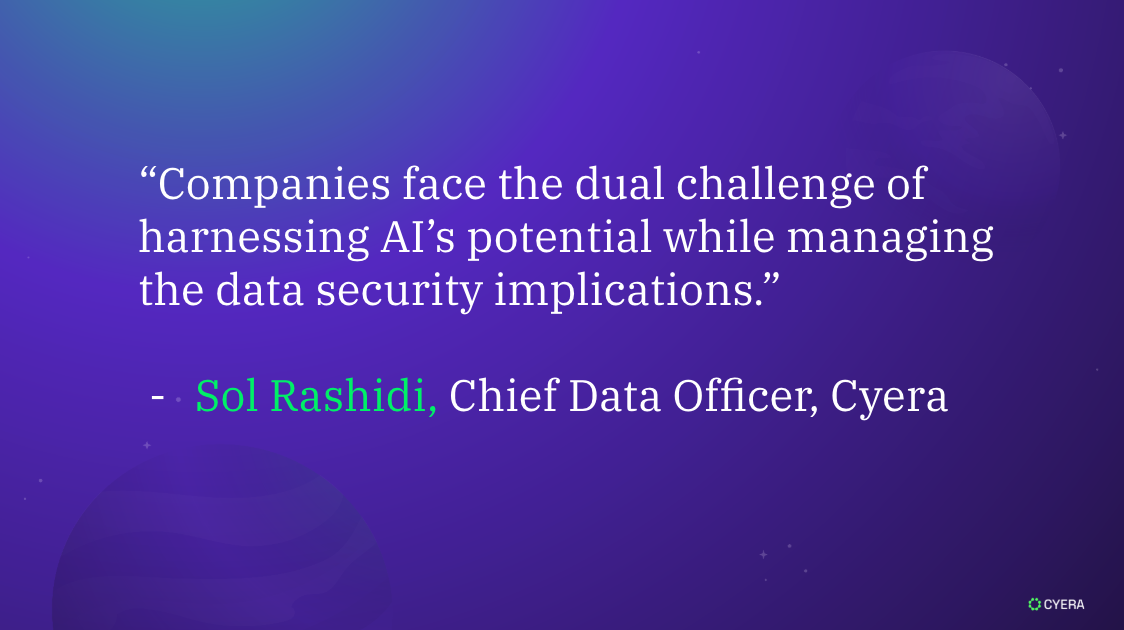 Cita de Sol Rashidi, directora de datos (Chief Data Officer), Cyera