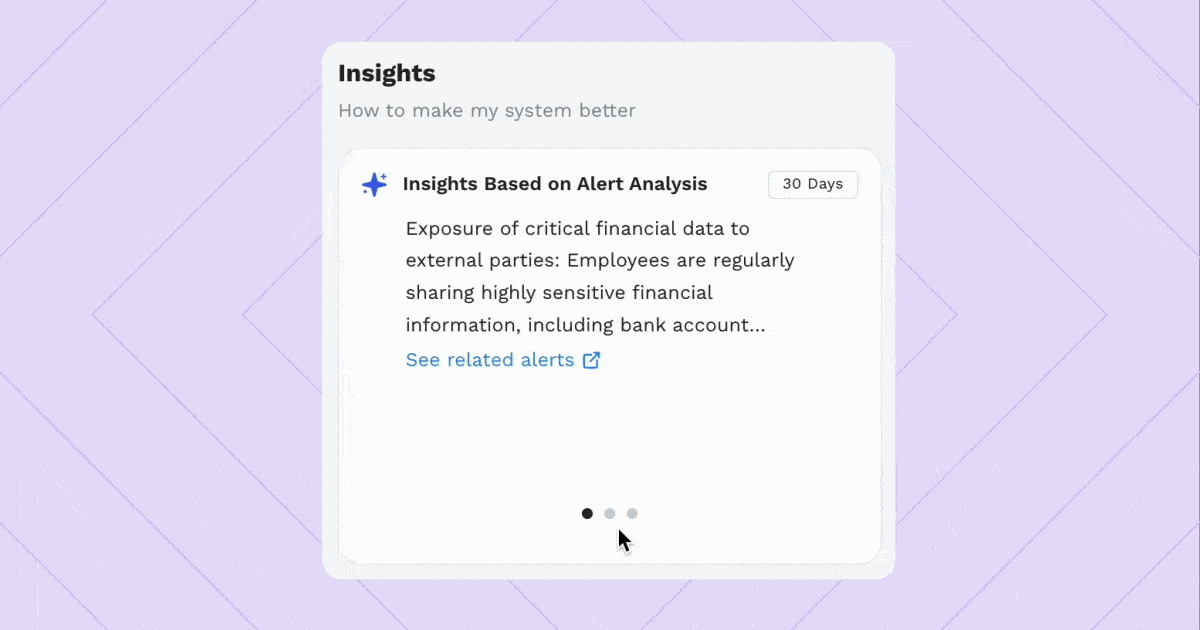 Resumen animado de las nuevas ideas y funciones de Prevención de Pérdida de Datos (DLP) en la plataforma de seguridad de datos de Cyera