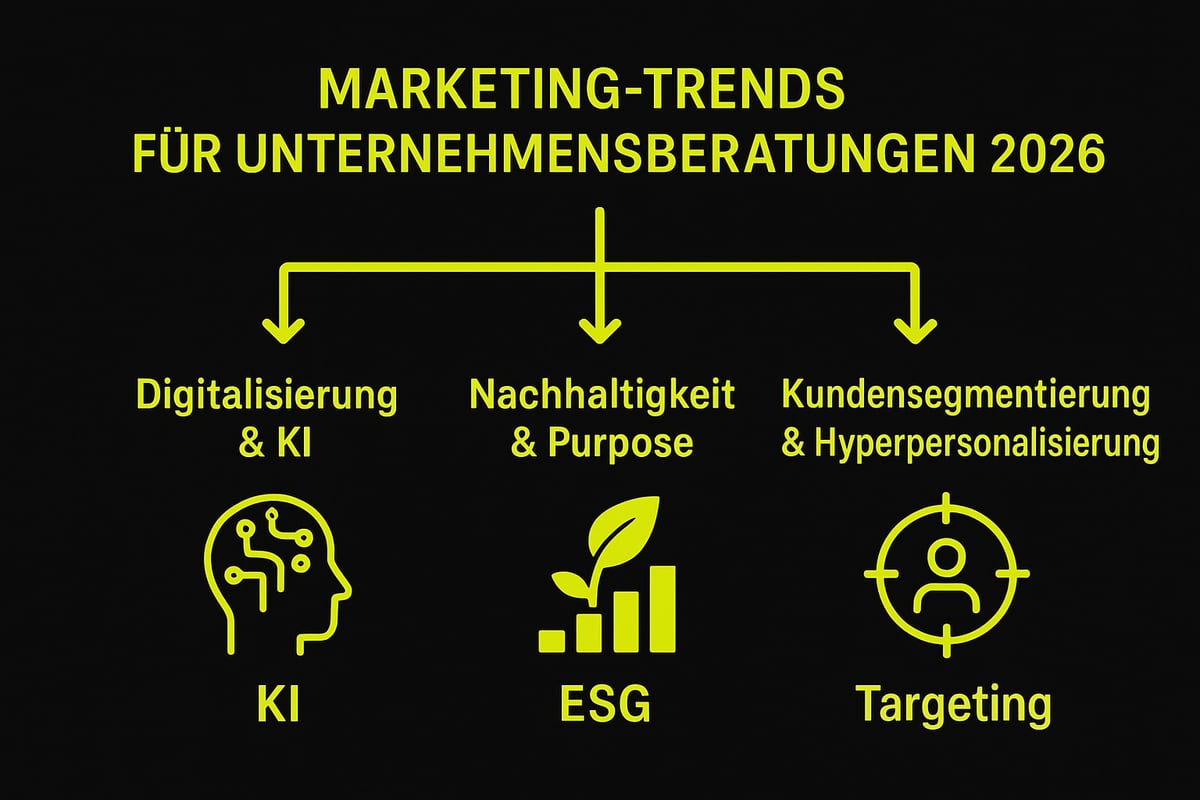 Die wichtigsten Marketing-Trends für Unternehmensberatungen 2026