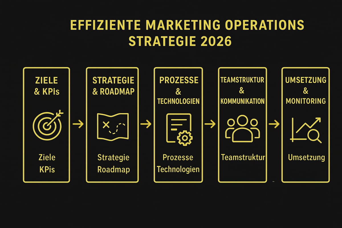 Schritt-für-Schritt: Effiziente Marketing Operations Strategie 2026 entwickeln