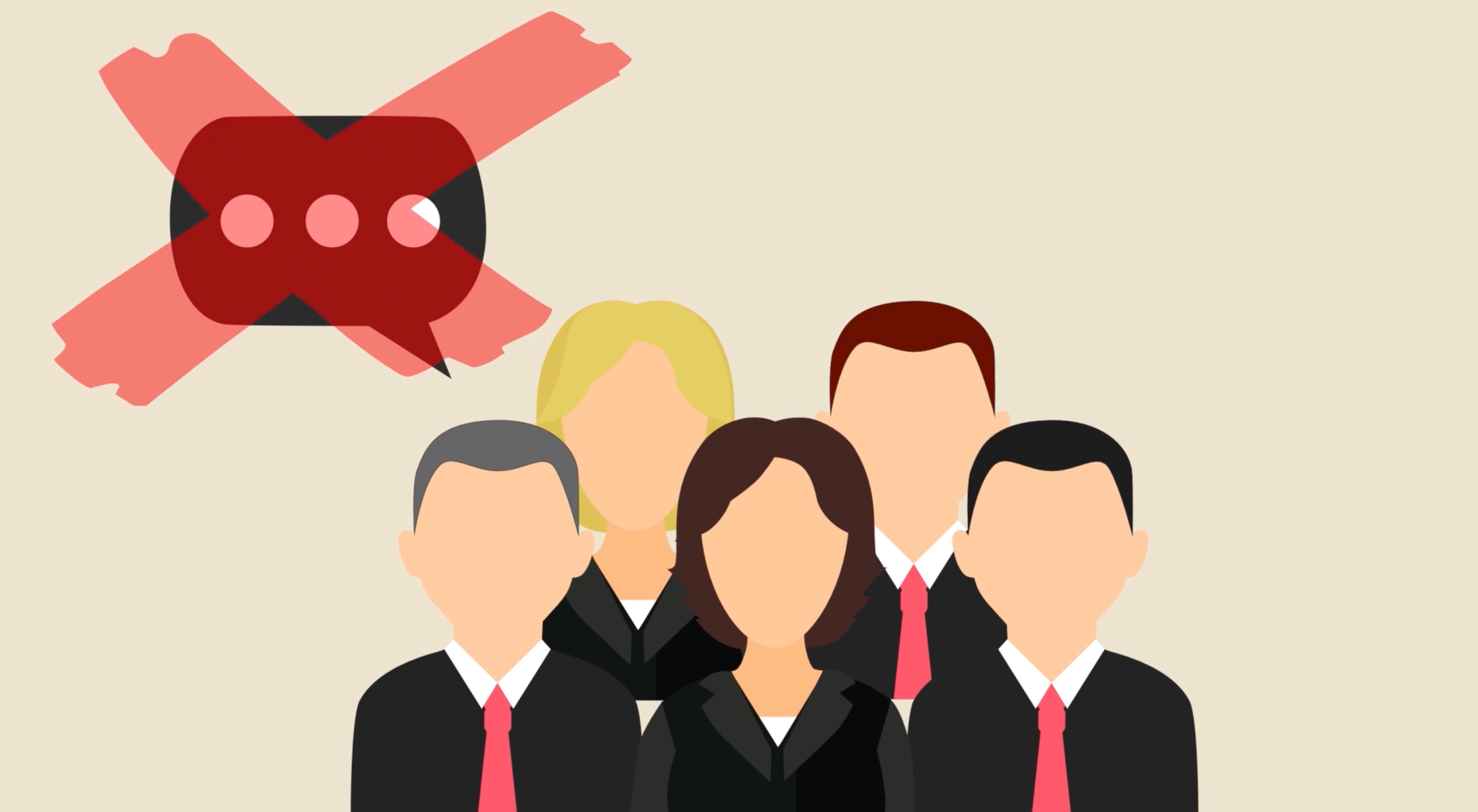 A decorative picture to the topic of impunity in Mexico. 
These people in the image are meant to represent those who have no right to vote.