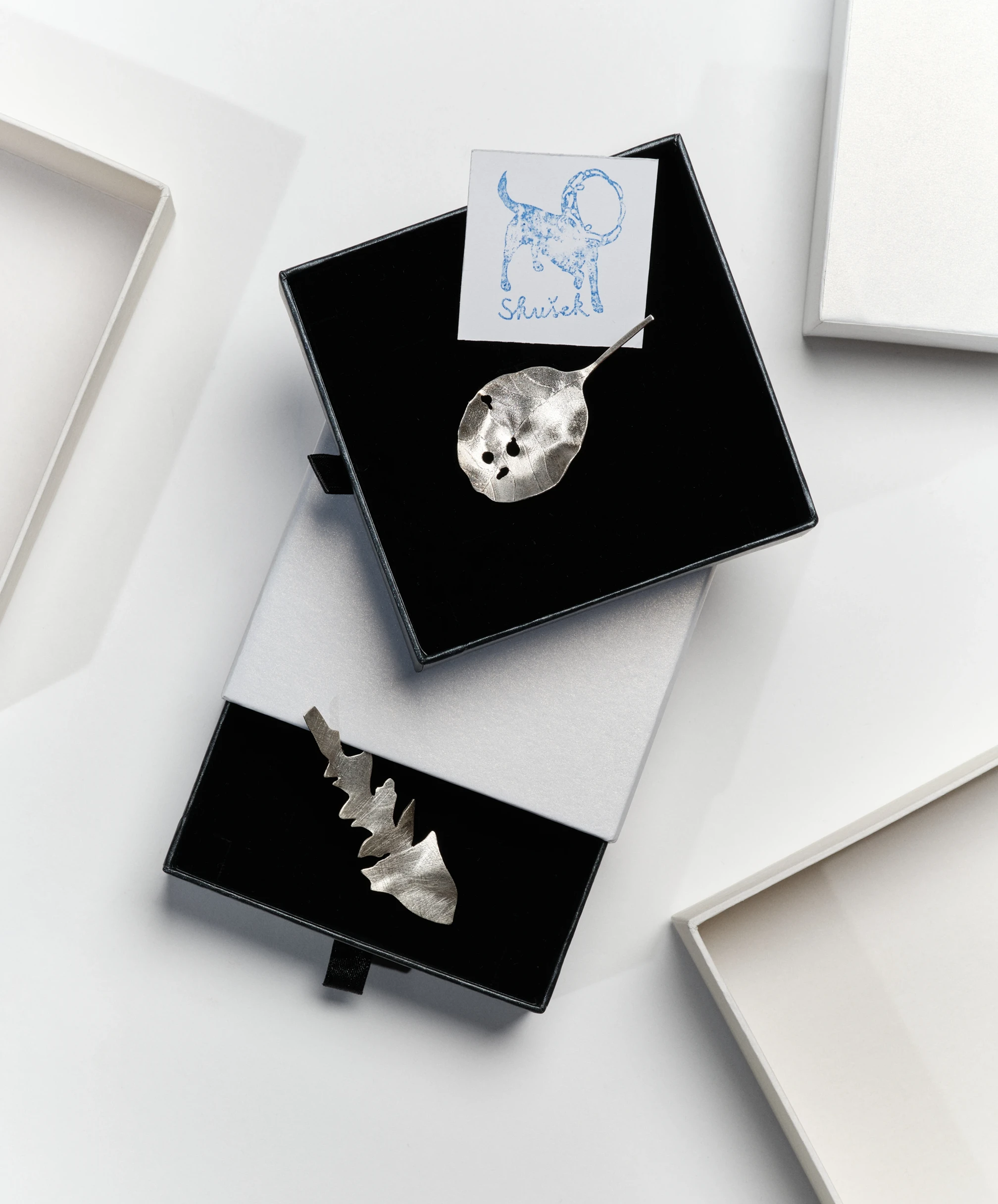 Dandelion Silver Brooch