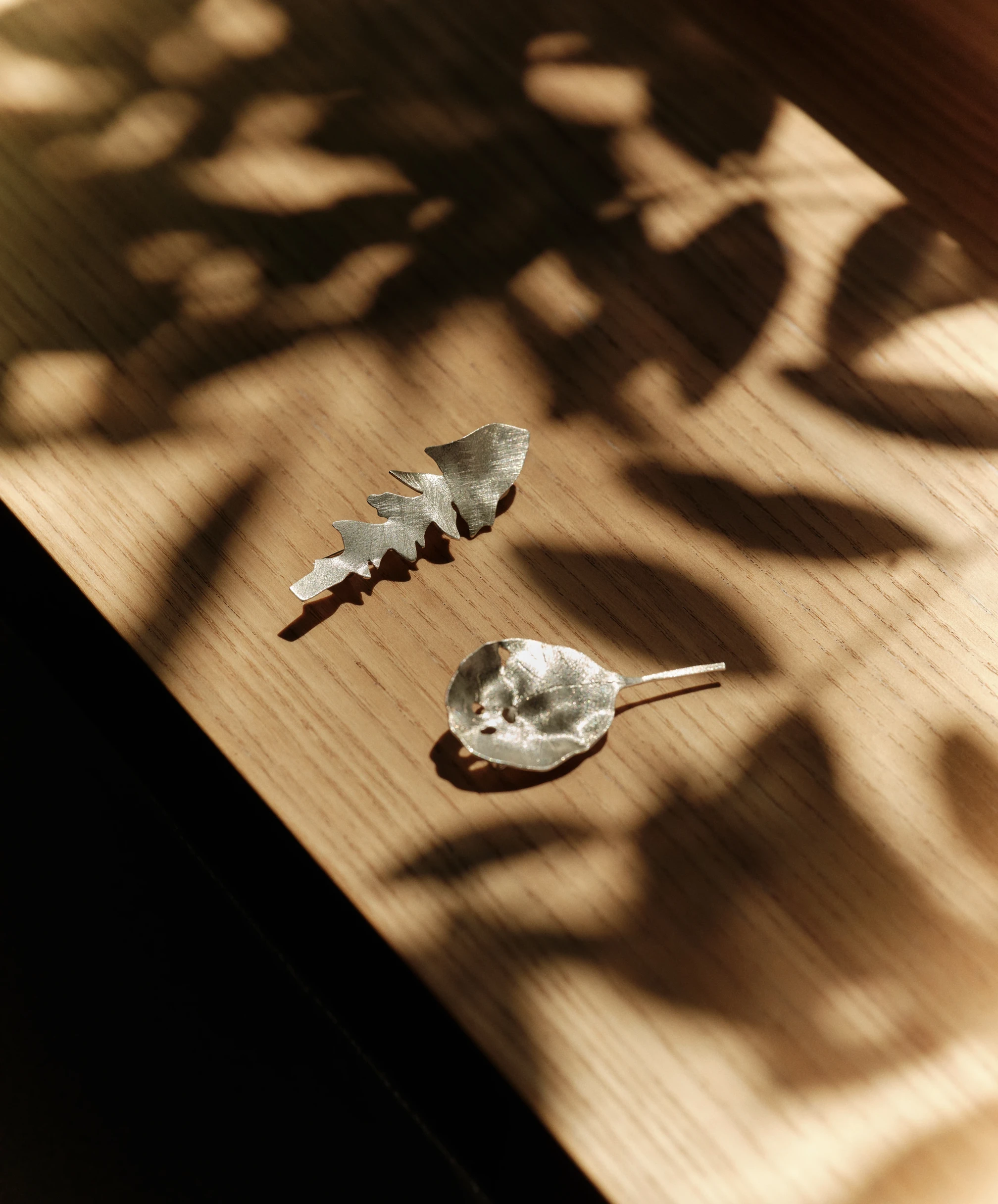 Dandelion Silver Brooch