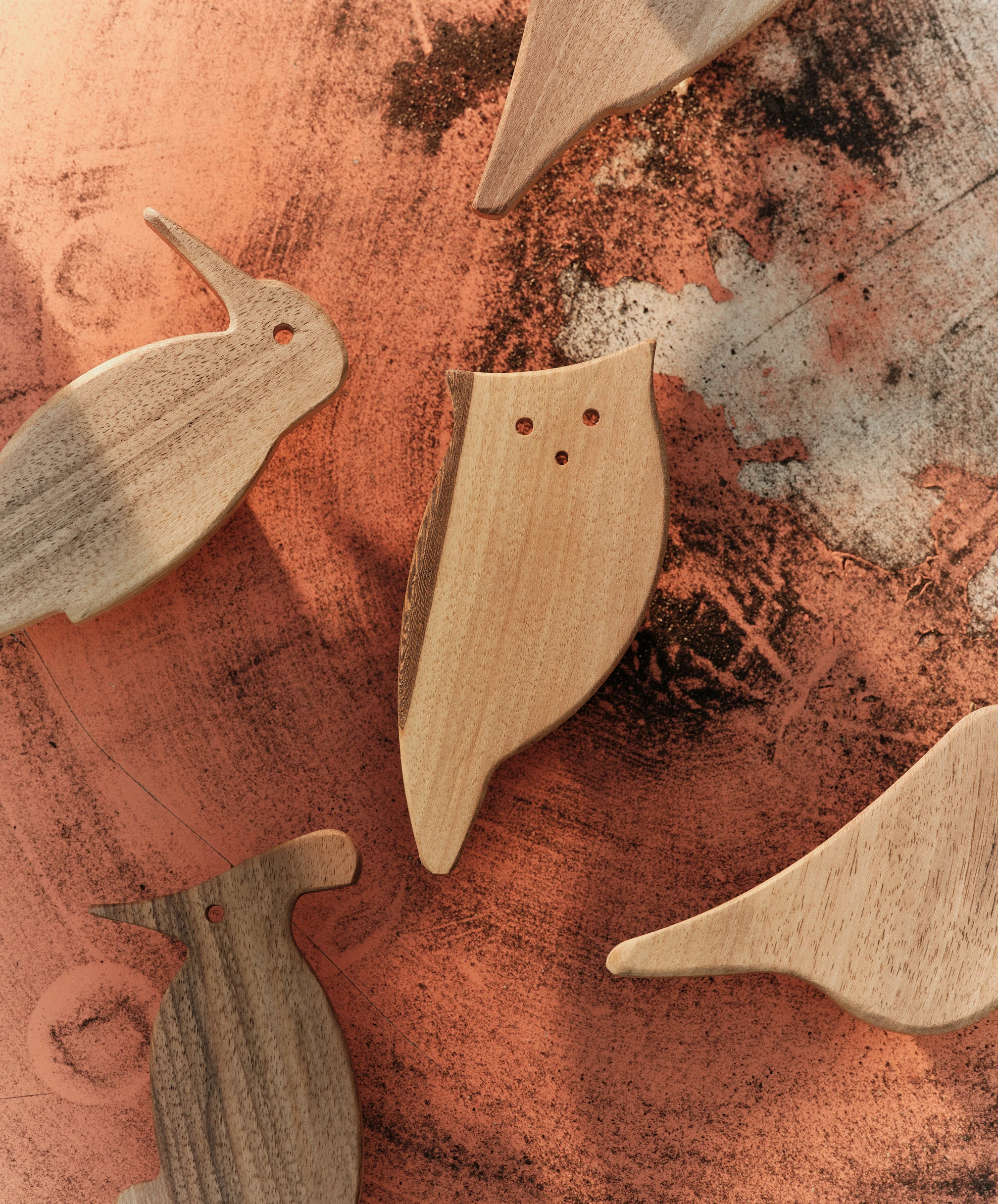 ORNI Wooden Wall Hooks