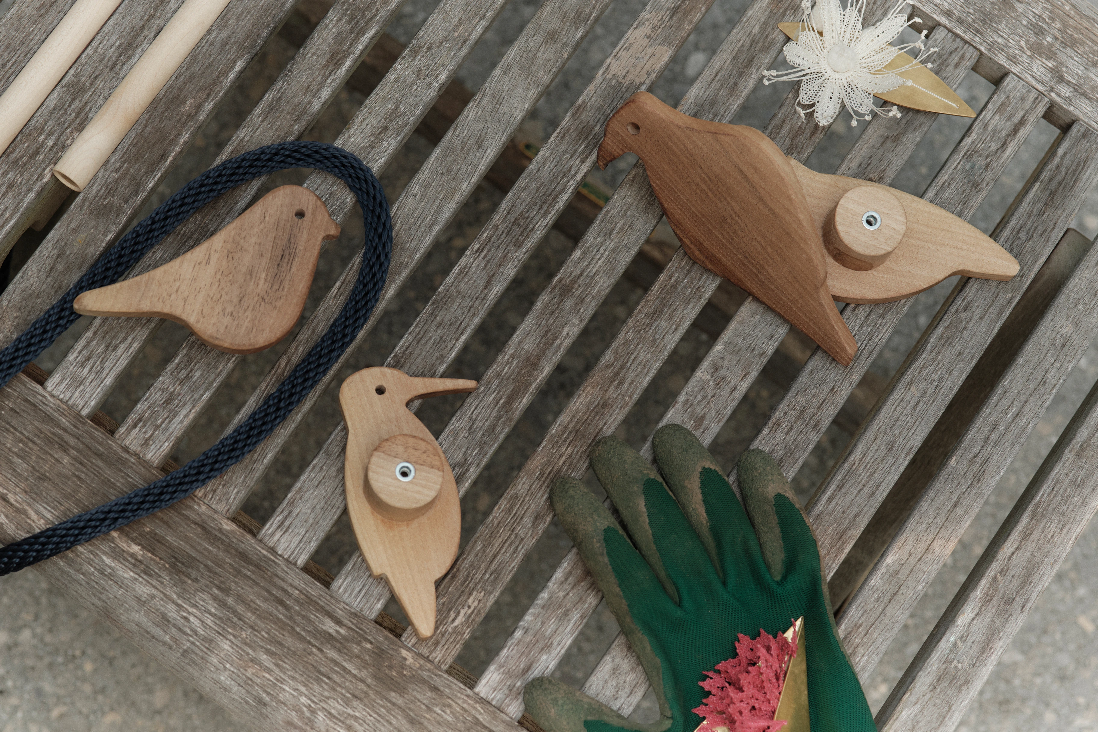 ORNI Wooden Wall Hooks