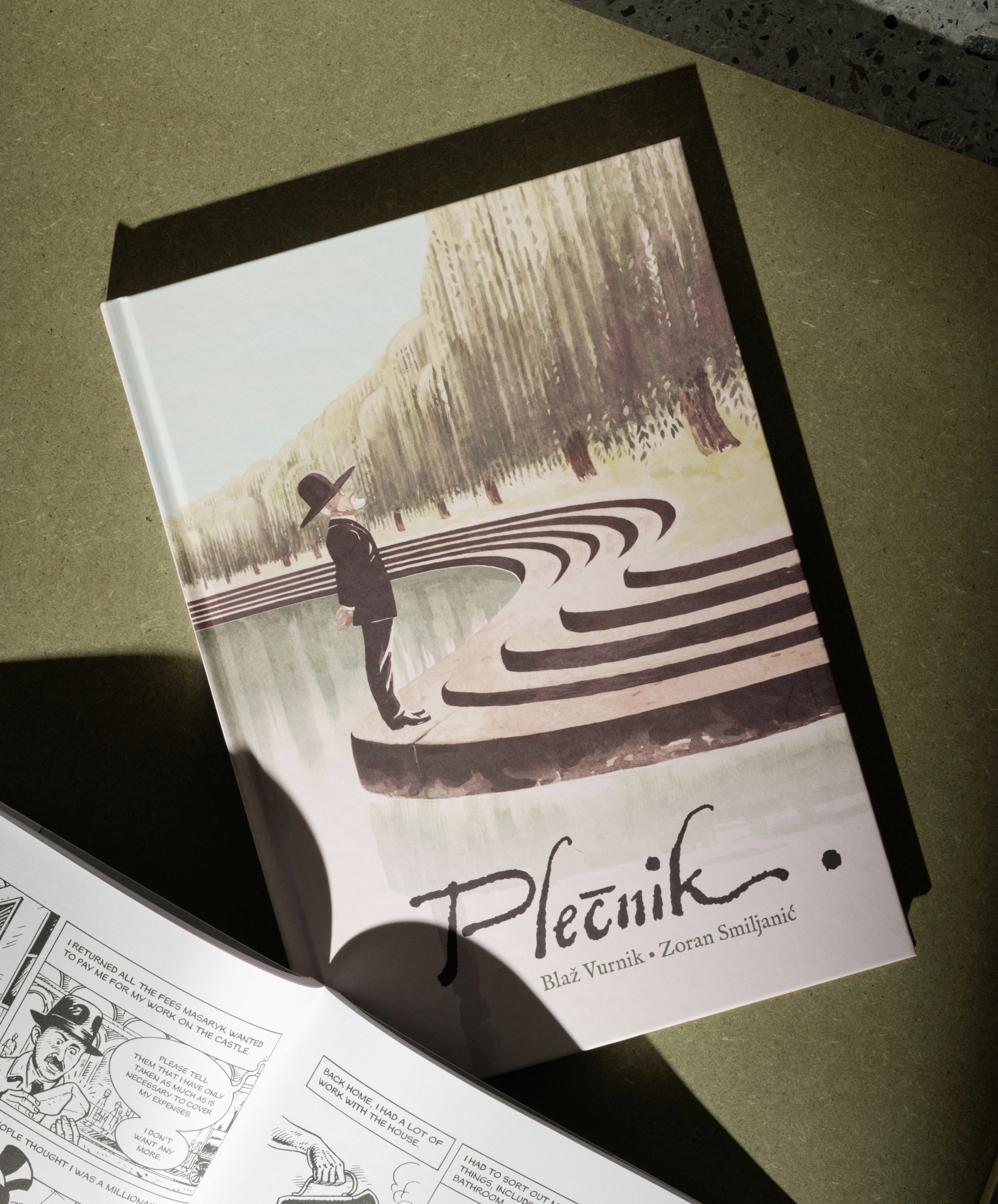 Plečnik in pika, strip
