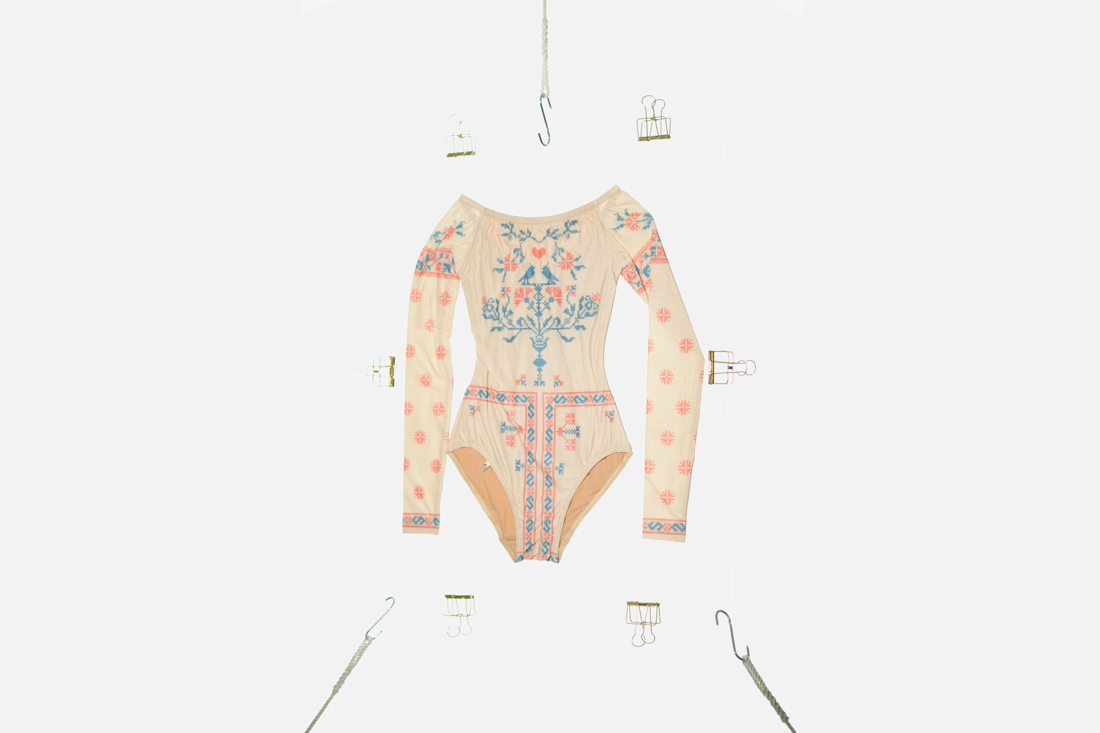 Printed ballet leotard/body/bathing suit