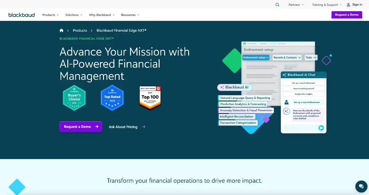 Blackbaud Financial Edge NXT