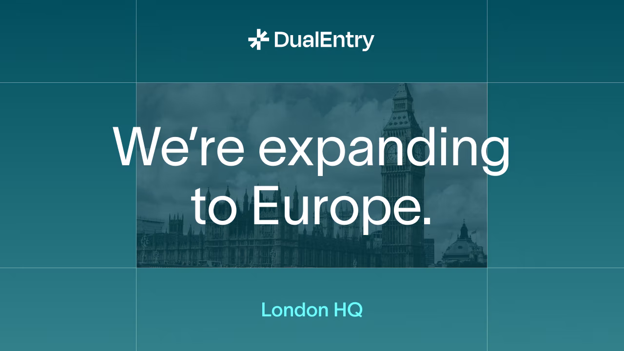 DualEntry is opening its European headquarters in London, bringing its AI-native ERP closer to the finance teams already running it across Europe.  Today we’re opening DualEntry’s European headquarters in London, our first office outside New York, where we
