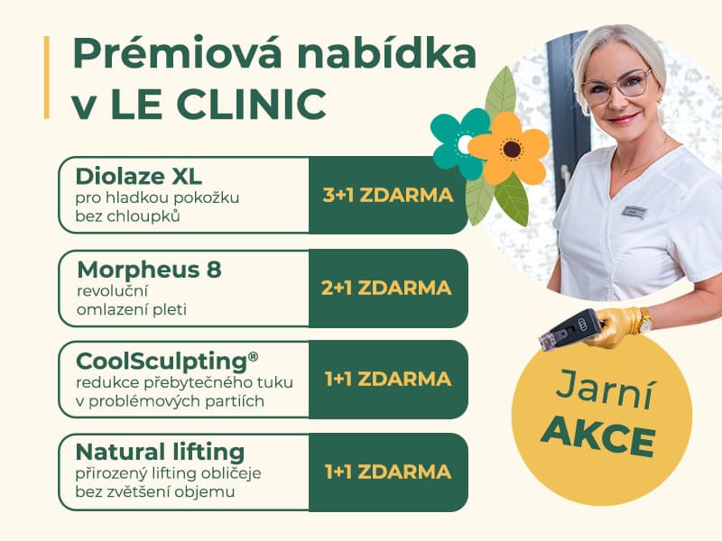 Jarní prémiová akce v LE CLINIC