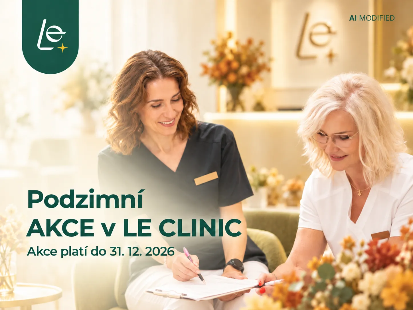 Podzimní akce v LE CLINIC: čas pro regeneraci, lifting a obnovu pleti