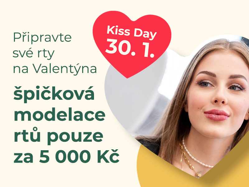 KISS DAY v LE CLINIC. Buďte připraveni na ten nejkrásnější valentýnský polibek!