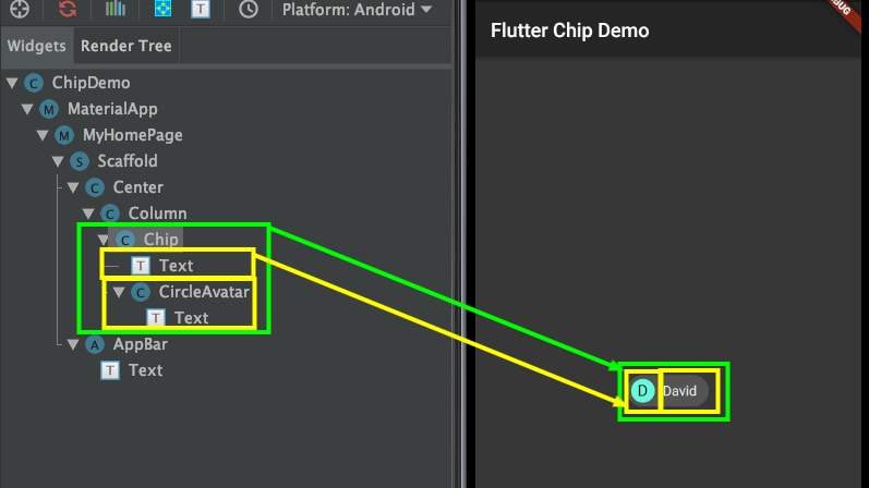 UI structure – Chip