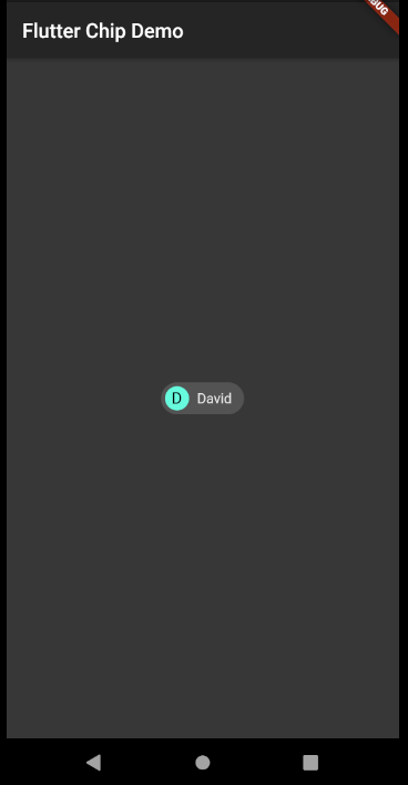 Flutter chip demo