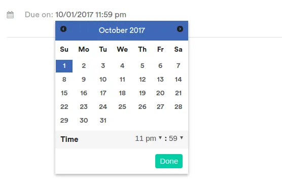 Datetimepicker image