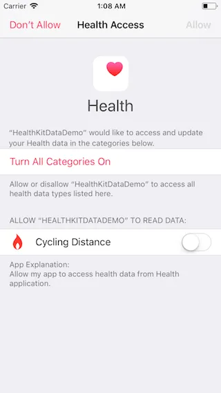 permission modal after action of Read permission