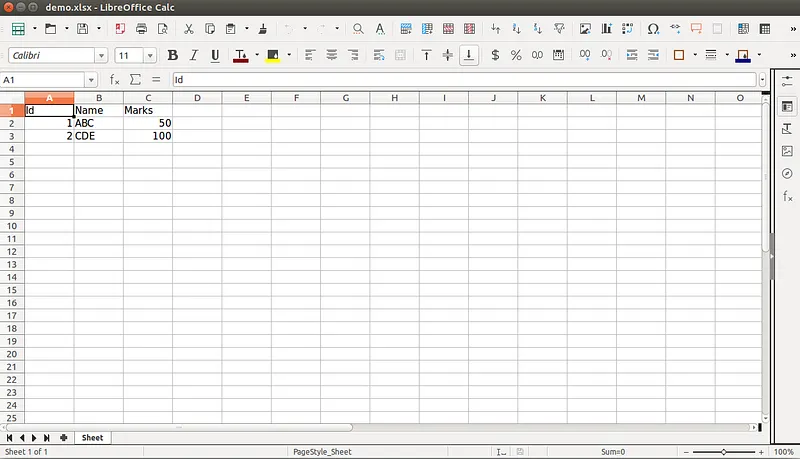 Output of above code