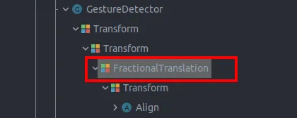 FractionalTranslation moving a card to the bottom