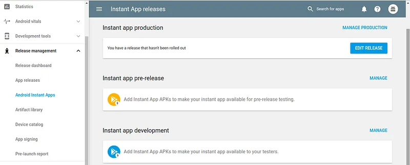 Using existing Play Console to publish the app