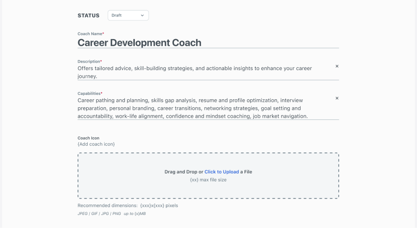 Degreed custom career development AI coach