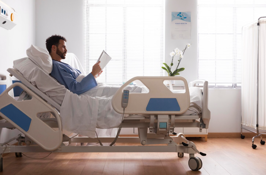 Zwelling van het been na een operatie door postoperatief oedeem