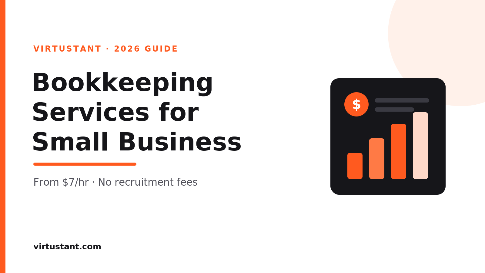 Bookkeeping services for small business — 2026 costs by model and how to choose