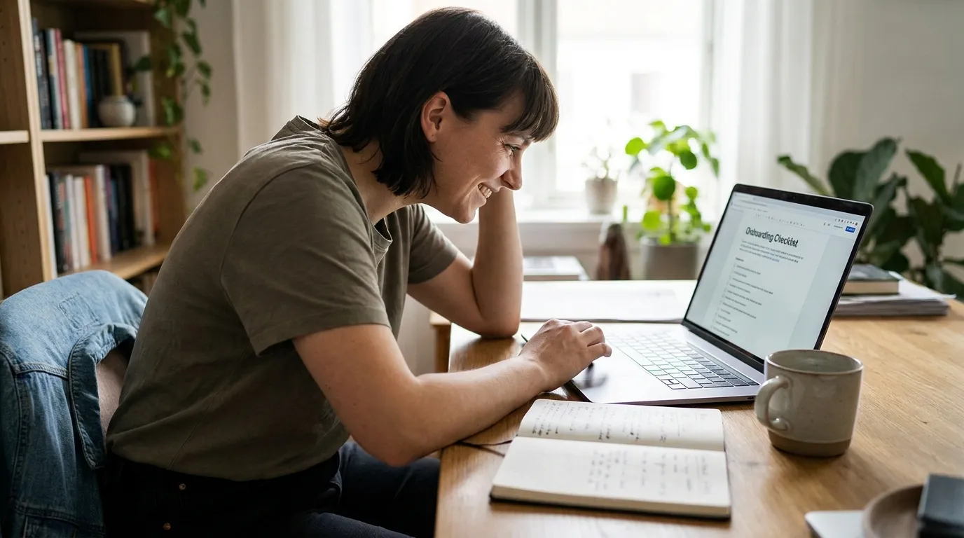 Virtual assistant onboarding checklist for the first 30 days