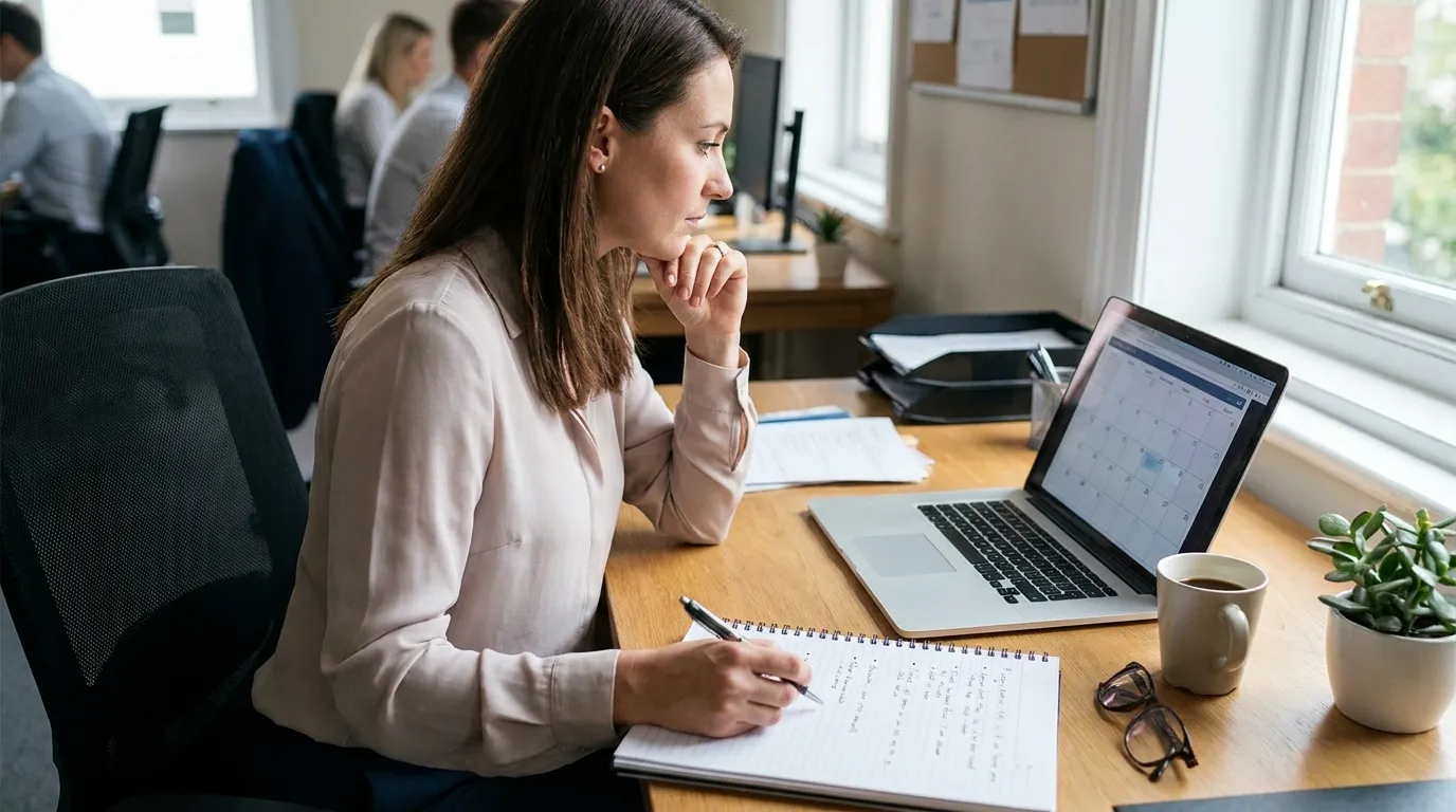 Executive assistant handling delegated tasks for a US executive