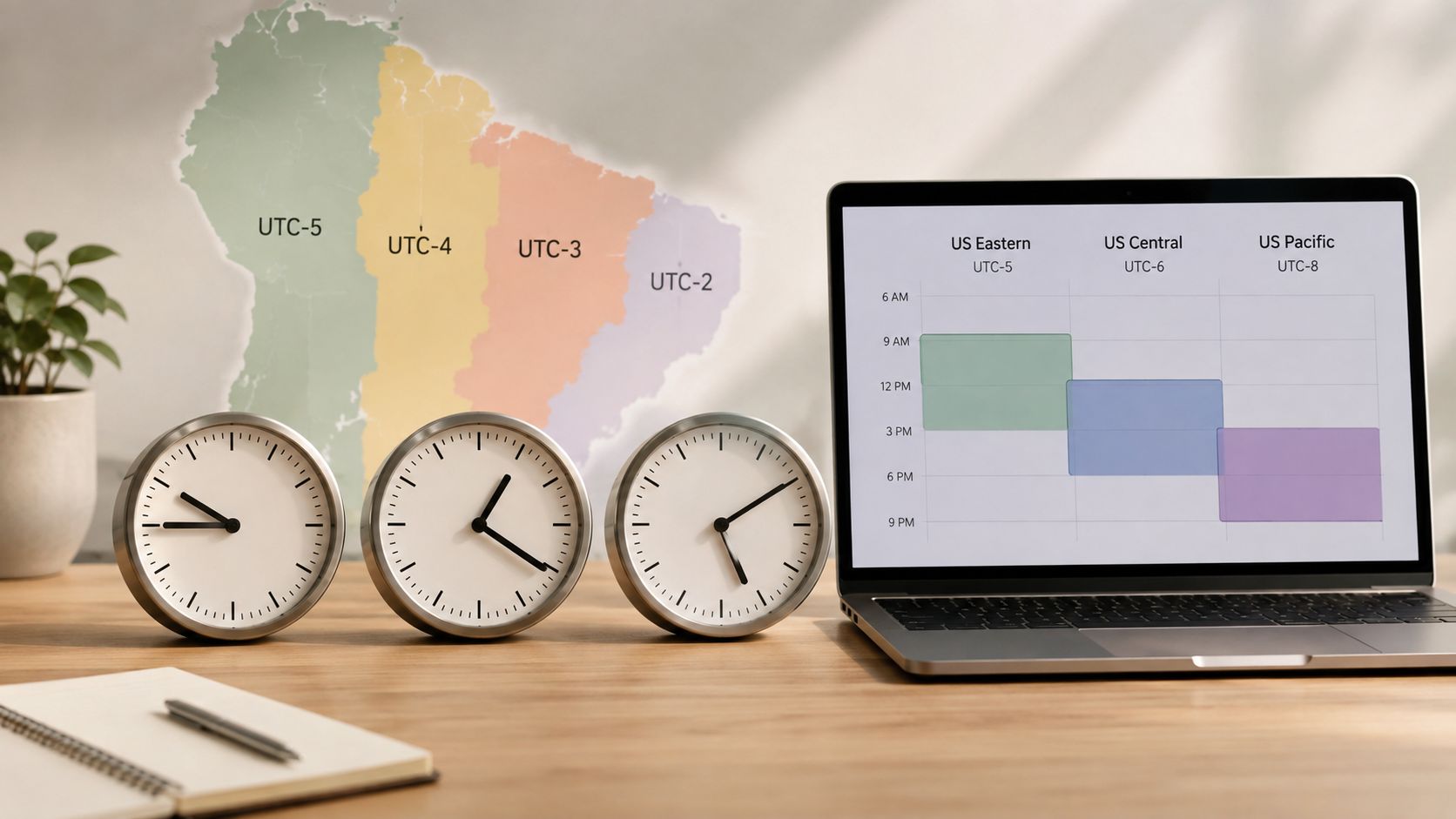 Time Zone South America Guide for U.S. Teams (2026)