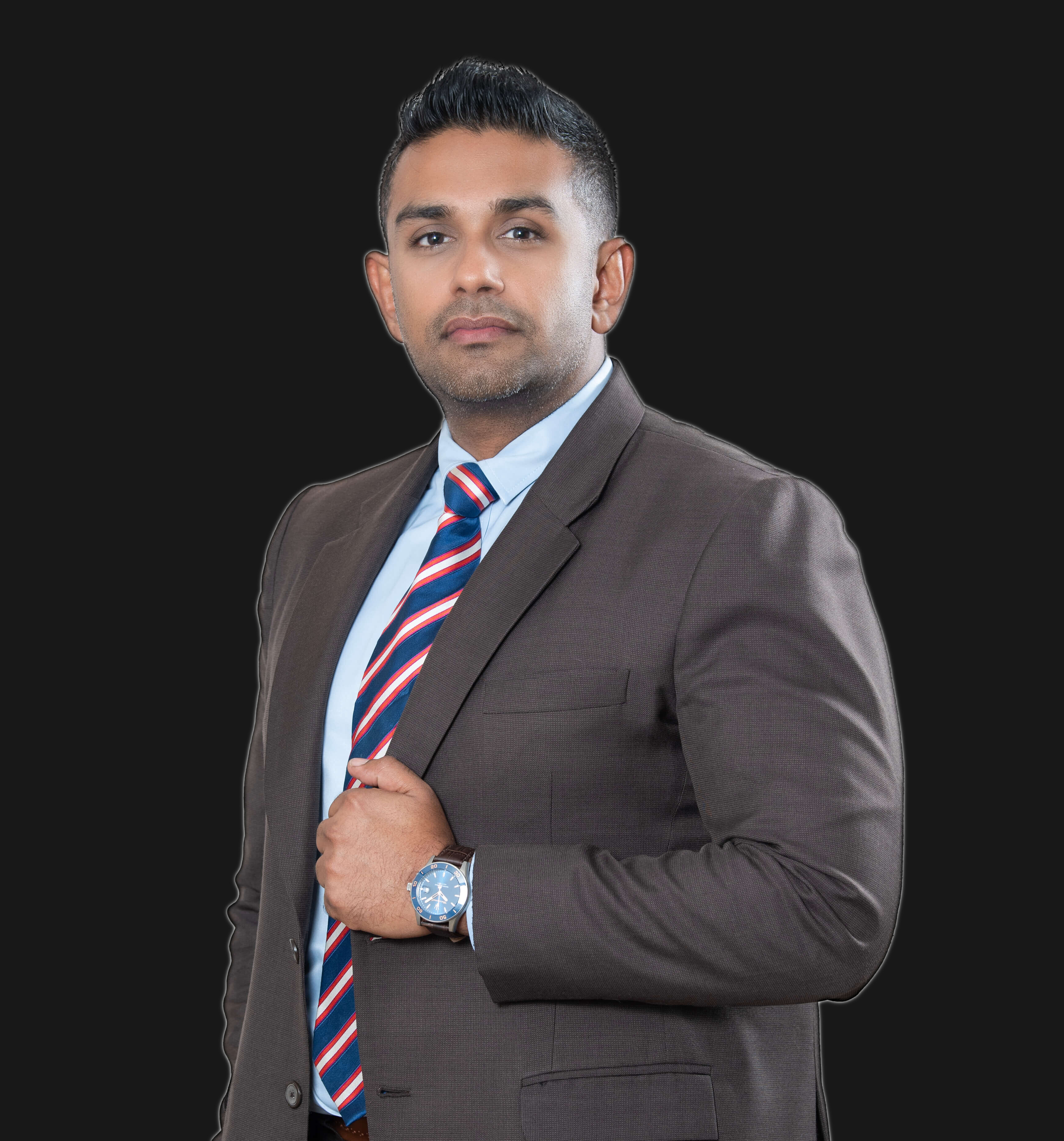 Pastor Arun John Posing