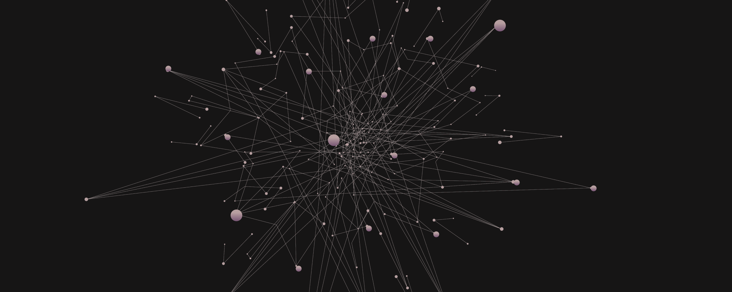 web of nodes
