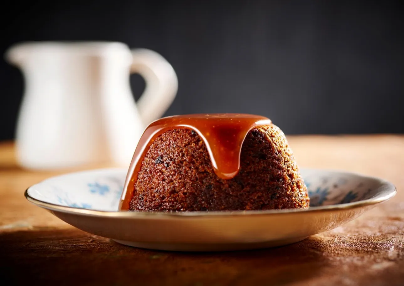 Sticky Toffee Pudding With Toffee Sauce Recipe by Veggie Vision | Veggie Vision